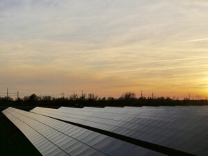 Placas solares por la noche